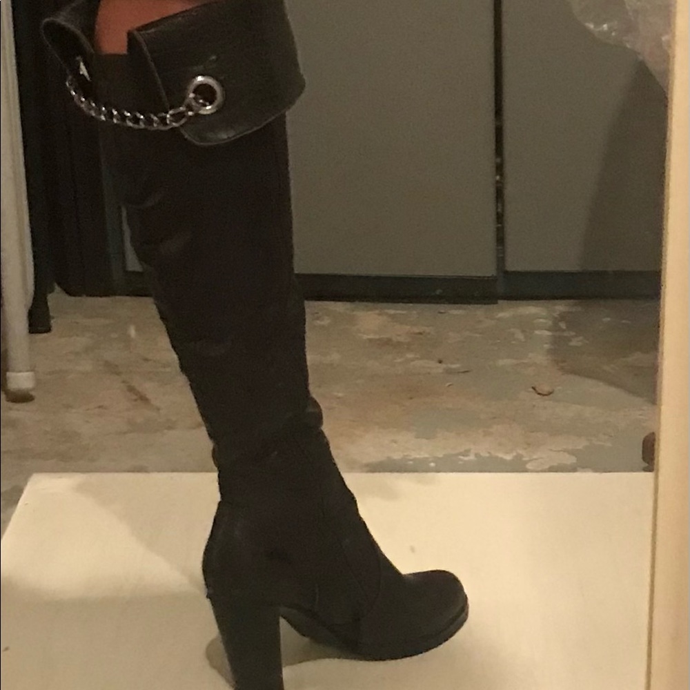 Beautiful brown leather boots